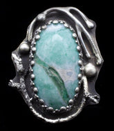 Oval Ring with Mountain Band