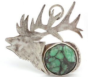 Elk Head Pendant